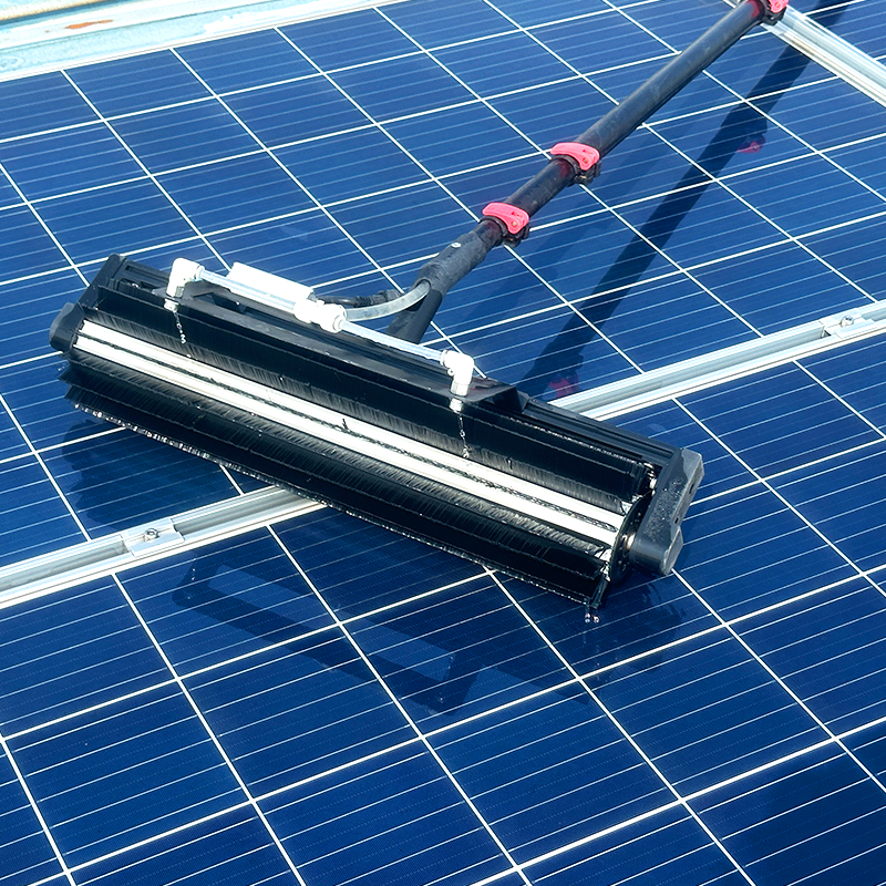 solar panel snow brush